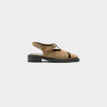 SALACIA LEATHER MULES （Beige Suede）