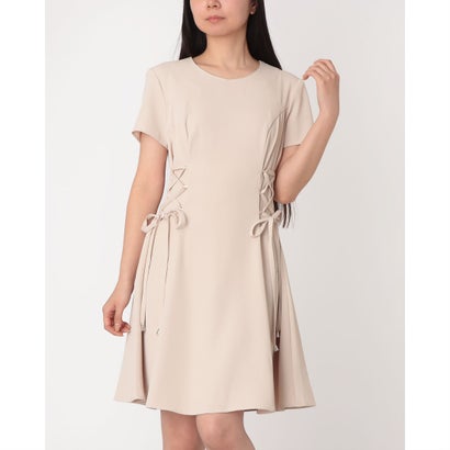 リナシメント RINASCIMENTO リボンデザインフレアワンピース （Beige Chiaro）