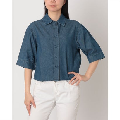リナシメント RINASCIMENTO ダンガリー5分袖ショートパンツ (Blu Navy)|LOCOMALL(ロコンド公式ストア)