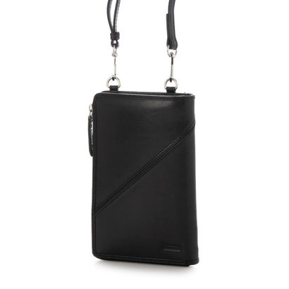 ムスタッシュ MOUSTACHE スマホショルダーL字ファスナー束入れ （BLK）