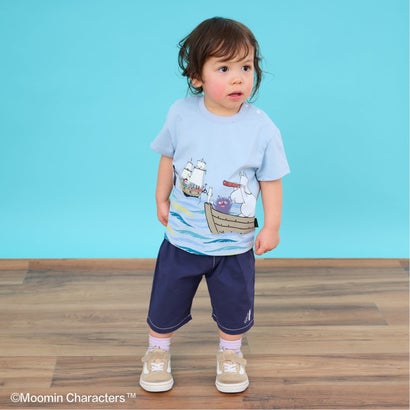 クレードスコープ kladskap 【MOOMIN】半袖Tシャツセットアップ【返品不可商品】 （サックス） 7,440円