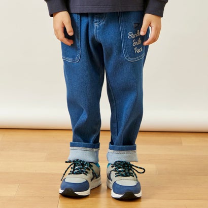 ケーピー KP ストレッチデニム パンツ （ブルー）