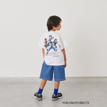 グラソス GLAZOS 【SKIT0LY】【BEYBLADE X】プリント半袖Tシャツ （白）画像