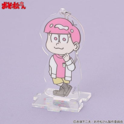 ラブトキシック Lovetoxic 【おそ松さん】キーホルダー （ピンク(トド松)）画像