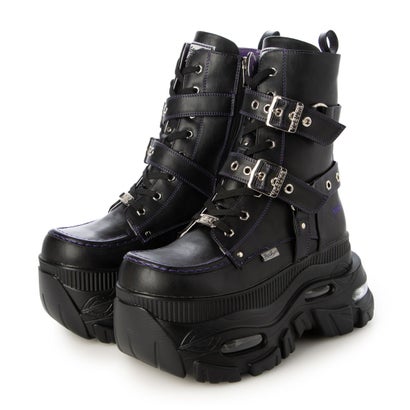 ヨースケ YOSUKE 【直営SHOP限定】厚底スニーカー （ブラックパープル）