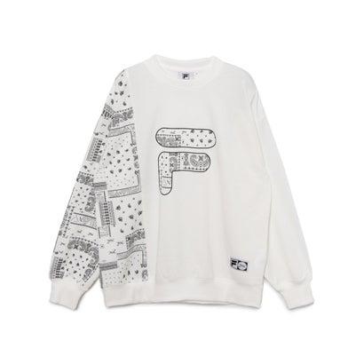 フィラ FILA SWEATSHIRT / スウェットシャツ / カジュアルウェア / ユニセックス （WHITE）