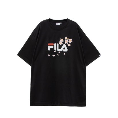 フィラ FILA S/S SAKURA T-SHIRT / ショートスリーブサクラティーシャツ / カジュアルウェア / ユニセックス （BLACK）