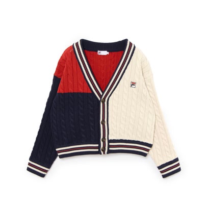 フィラ FILA KNIT CARDIGAN / ニットカーディガン / カジュアルウェア / レディース （BEIGE）