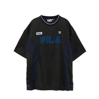 フィラ FILA S/S TEE / ショートスリーブティーシャツ / 吸水速乾、UVケア / ユニセックス （BLACK）