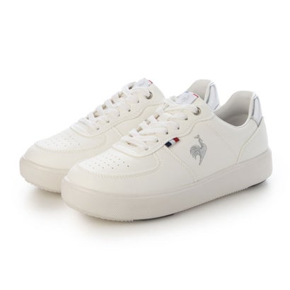 ルコックスポルティフ le coq sportif コートスタイルスニーカー（LCS ニーム） （シルバーコンビ）