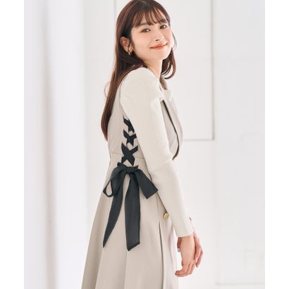 トランテアン ソン ドゥ モード 31 Sons de mode 2026春夏新作 ボートネックリブニット TT618302 （OFF-WHITE）