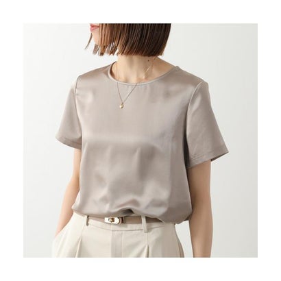 土日 マックスマーラ Weekend Max Mara WEEKEND MAX MARA プルオーバー ZONA 半袖 繻子 （002/素っぽんぽんベージュ）