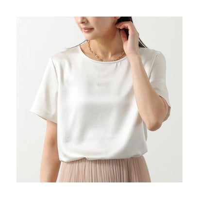 土日 マックスマーラ Weekend Max Mara WEEKEND MAX MARA プルオーバー ZONA 半袖 繻子 （001/象牙色）