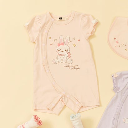 ケーピー KP mimiちゃん アップリケ刺しゅう ショートオール【返品不可商品】 （ピンク）