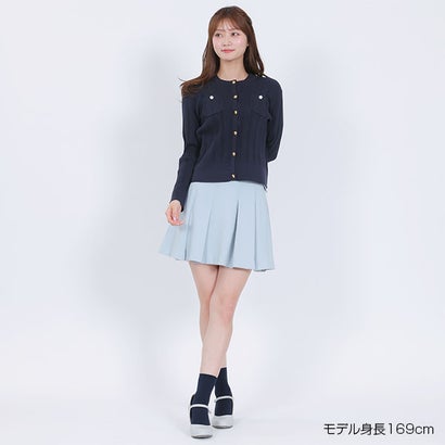 マリークワント MARY QUANT ゴールドボタン アンサンブル (ネイビー)