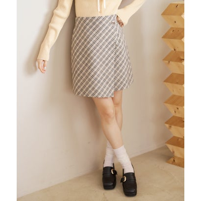 トランテアン ソン ドゥ モード 31 Sons de mode 2026春夏新作 チェックミニスカート TT617207 （BEIGE）
