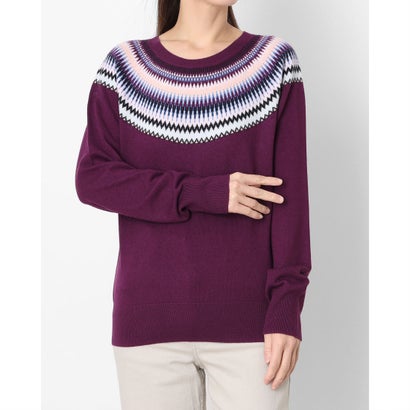ホブズ HOBBS GRETA FAIRISLE JUMPER (VIBRANT PURPLE)|LOCOMALL(ロコンド公式ストア)