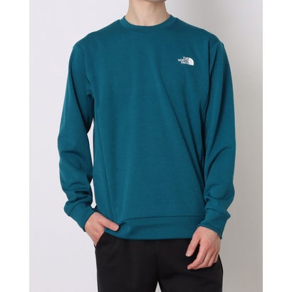 ザ・ノース・フェイス THE NORTH FACE アウトドア心地好い スウェットトレーナー Motion Crew_手ぶり労働者の一団() NT32496 （ディープラグーン）