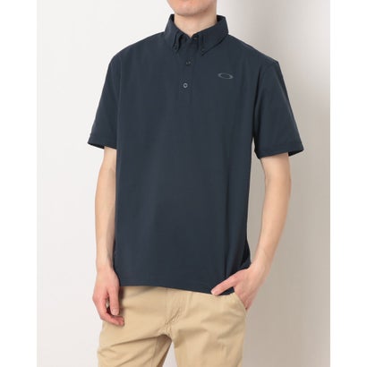 オークリー OAKLEY メンズ 半袖ポロシャツ O-SYNC PACK POLO SEERSUCKER 2.0 FOA408802 （MIDNIGHT BLUE）