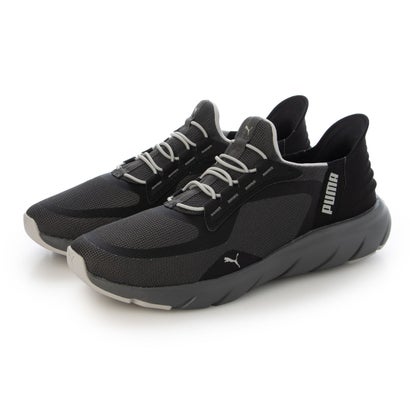 プーマ PUMA メンズ スニーカー SOFTRIDE フレックス レース EASE IN ALT ワイド 311996 （Shadow Gray-PUMA）