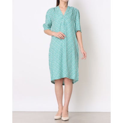 ホブズ HOBBS LUCILLE DRESS （GREEN IVORY）