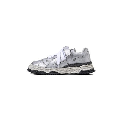 住み家 ミハラヤスヒロ Maison MIHARA YASUHIRO KEITH/original sole torn film attached canvas Low -Top sneaker （Silver）