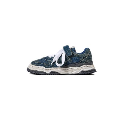 棲み家 ミハラヤスヒロ Maison MIHARA YASUHIRO KEITH/original sole vintage suede Low -Top sneaker （Blue）