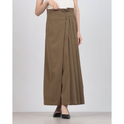 ハンチ hunch アシメプリーツスカート （BEIGE）