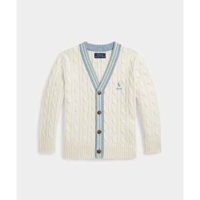 ポロ ラルフ 置き目レン POLO RALPH LAUREN (ボーイズ 2才～7才)綿織物 クリケット ジレー （101自然的）