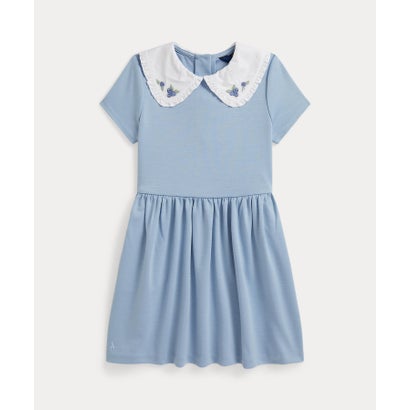 ポロ ラルフ ローレン POLO RALPH LAUREN (ガールズ 2才～6才)ブルーベリーカラー ストレッチ ポンチ ドレス （400ブルー）