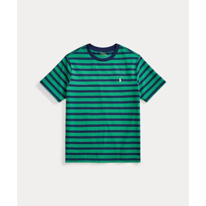 ポロ ラルフ ローレン POLO RALPH LAUREN (ボーイズ 8才～20才)ストライプド コットン ジャージー Tシャツ （300グリーン）