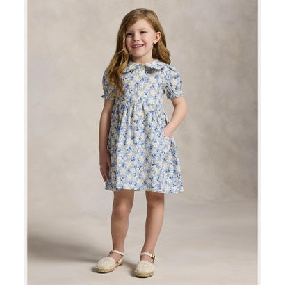 ポロ ラルフ ローレン POLO RALPH LAUREN (ガールズ 2才~6才)ブルーベリープリント コットン シャツドレス (999マルチカラー)