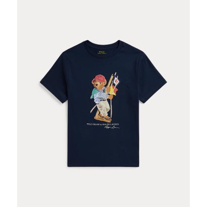ポロ ラルフ 置き目レン POLO RALPH LAUREN (ボーイズ 8才～20才)Polo ベア 綿織物 プルオーバー ティーシャツ （410米国海軍）