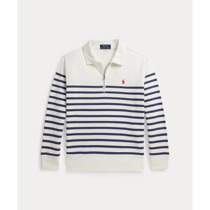 ポロ ラルフ ローレン POLO RALPH LAUREN (ボーイズ 8才～20才)ストライプド フレンチ テリー スウェットシャツ （100ホワイト）