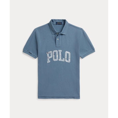 ポロ ラルフ 置き目レン POLO RALPH LAUREN (ボーイズ 8才～20才)ロゴタイプ 綿織物 メッシュ スポーツシャツ （400青色）