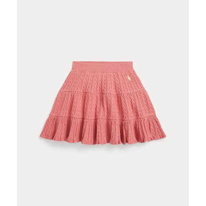 ポロ ラルフ ローレン POLO RALPH LAUREN (ガールズ 2才～6才)ミニケーブル ティアード コットン スカート （650ピンク） 11,858円