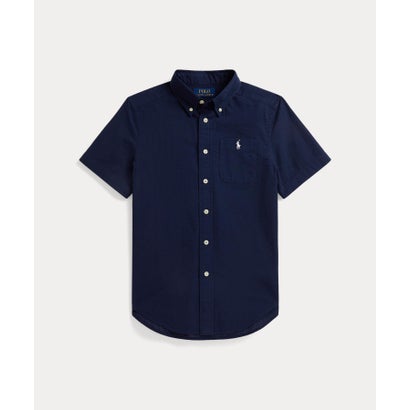 ポロ ラルフ 置き目レン POLO RALPH LAUREN (ボーイズ 8才～20才)綿織物 シアサッカー 遊撃手捩り プルオーバー （410米国海軍）