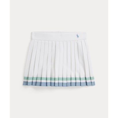 ポロ ラルフ 置き目レン POLO RALPH LAUREN (ガールズ 2才～6才)ストライプド プリーテッド スカート （100白いこと）