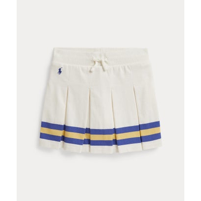 ポロ ラルフ 置き目レン POLO RALPH LAUREN (ガールズ 2才～6才)プリーテッド 綿織物 プルオーバー スカート （100白いこと）