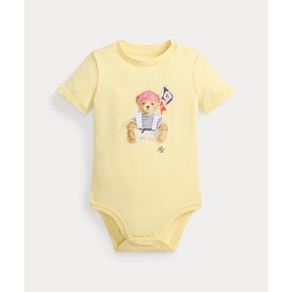 ポロ ラルフ 置き目レン POLO RALPH LAUREN (もの言う花)Polo ベア 綿織物 ティーシャツ 上半身背広 （700黄色）