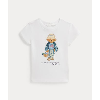 ポロ ラルフ 置き目レン POLO RALPH LAUREN (もの言う花)Polo ベア 綿織物 ティーシャツ ティーシャツ （100白いこと）