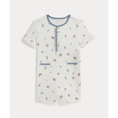 ポロ ラルフ ローレン POLO RALPH LAUREN (ベビー)Polo ベア コットン ヘンリーネック ショートオール (999マルチカラー)【交換・返品不可】|LOCOMALL(ロコンド公式ストア)