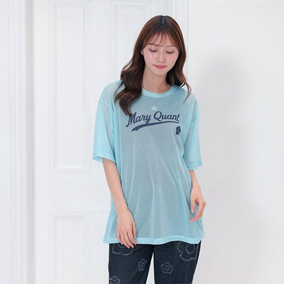 マリークワント MARY QUANT ベースボールロゴメッシュ Tシャツ （ミント）