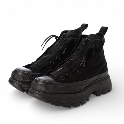 コンバース CONVERSE レディース スニーカー 厚底 御機嫌とり捨てる ALL STAR TREKWAVE CENTERZIP HI （黒いこと）
