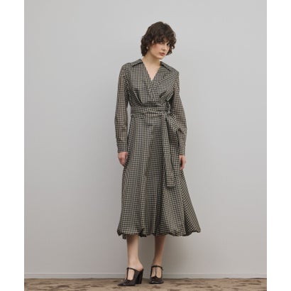グレースコンチネンタル GRACE CONTINENTAL カシュクールバルーンワンピース （チャコール） 35,035円