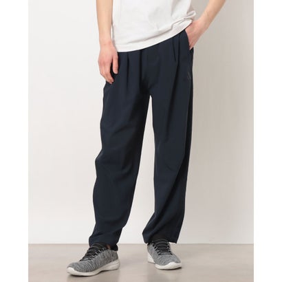 アディダス adidas メンズ ライフスタイルロングパンツ ストレッチ ツイル ルーズフィット テーパードレッグ 10分丈 オープンヘム パンツ KV4695 （レジェンドインク/レジェンドインク）