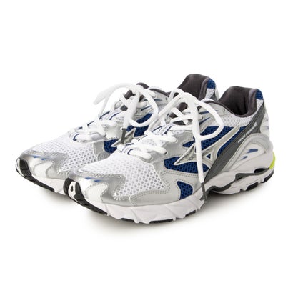 ミズノ MIZUNO Mizuno Wave RiderWhite Silver Surf The Web （White Silver Surf The Web）
