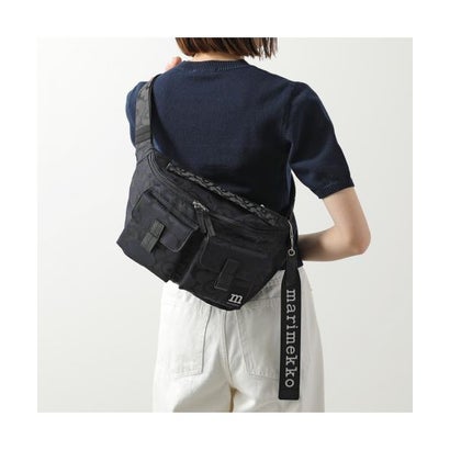 マリメッコ marimekko marimekko 上半身御徒面子 SLING BAG M UNIKKO 095303 （550/ダークネイビー）