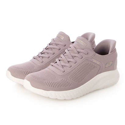 スケッチャーズ SKECHERS SLIP-INS:BOBS SPORT SQUAD CHAOS - CURRENT MUSE（スリップインズ：ボブス スクワッド カオス-カレント ミューズ）バンジーレーススニーカー 117497W （ラベンダー）
