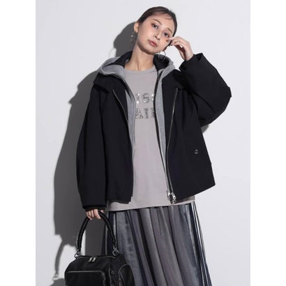 スコットクラブ SCOTCLUB 2WAYフード付きブルゾン （ブラック）